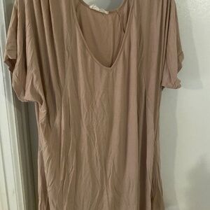 Sand color top